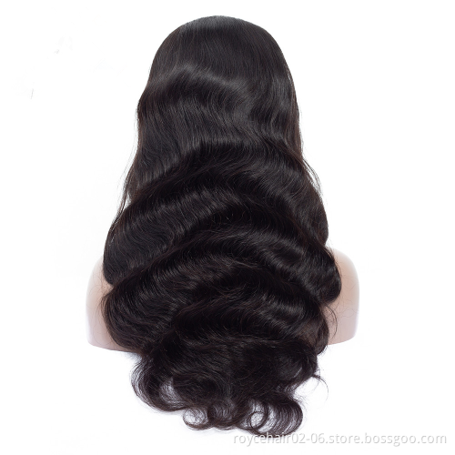 10a Raw Indian Temple 100% Human Hair Body Wave Curly  150% Density Full Lace Wig with Baby Hair for Black Women